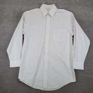 Brooks Brothers Y2K Striped Button Down Shirt Preppy‎ Cotton 15-32